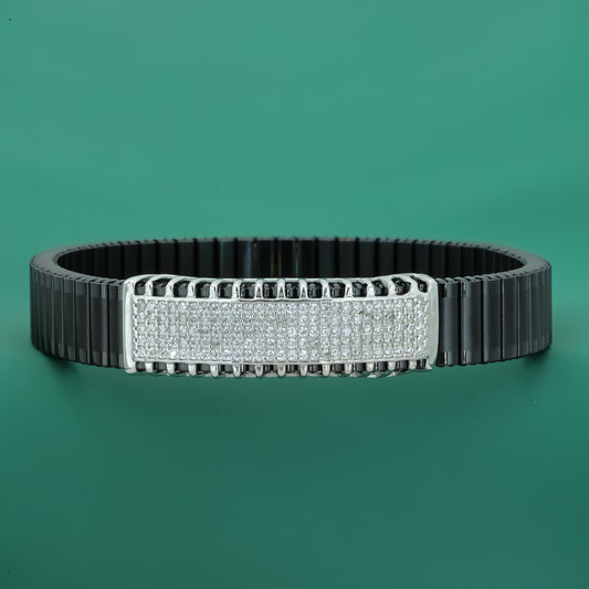 CrownMesh 925 Silver Men's Bracelet