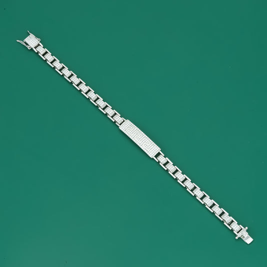 Greek Ice Men’s 925 Silver Bracelet