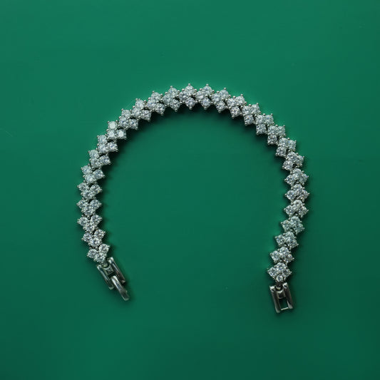 Celeste Tennis Bracelet – 925 Silver with Premium Zircon Diamonds