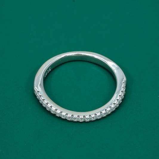 WaveBand 925 Sterling Silver Ring