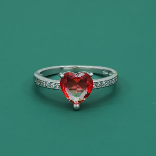 Scarlet Heart 925 Silver Ring