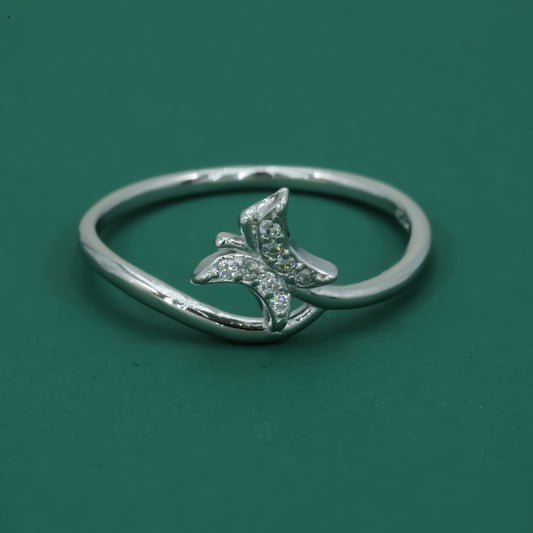 Flutter Grace 925 Sterling Silver Ring - Zentara jewels