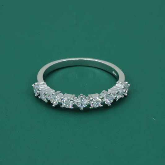 Celestia Half Eternity 925 Silver Ring