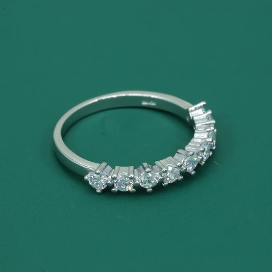 Celestia Half Eternity 925 Silver Ring