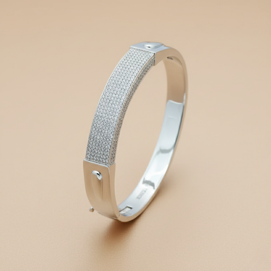 Titan Frost Kada – Bold 925 Sterling Silver Ice Panel