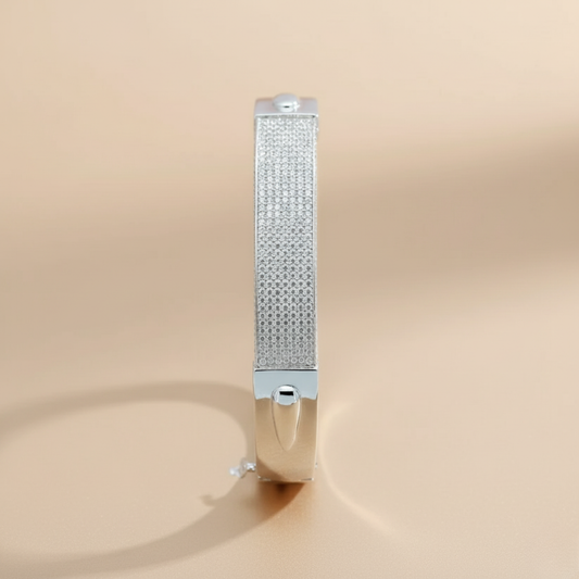 Titan Frost Kada – Bold 925 Sterling Silver Ice Panel