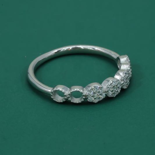 Radiant Bloom 925 Silver Ring