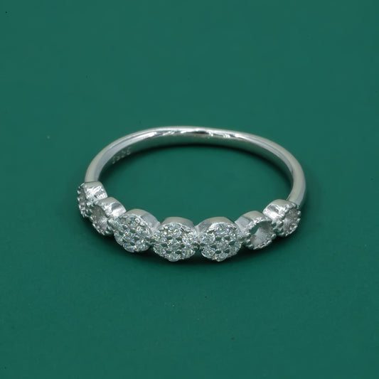Radiant Bloom 925 Silver Ring