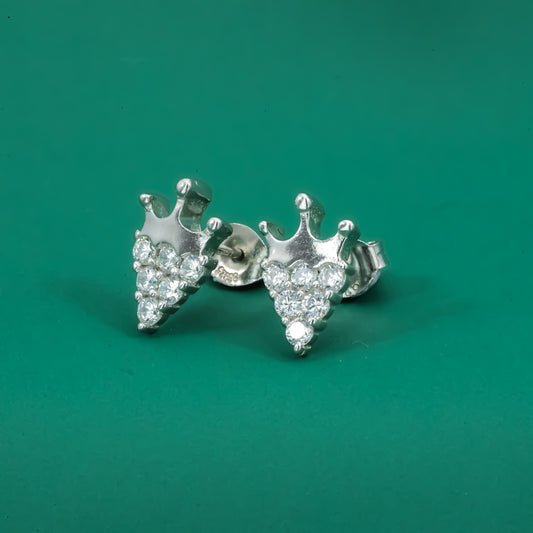 Regal Spark 925 Sterling Silver Earrings - Zentara Jewels