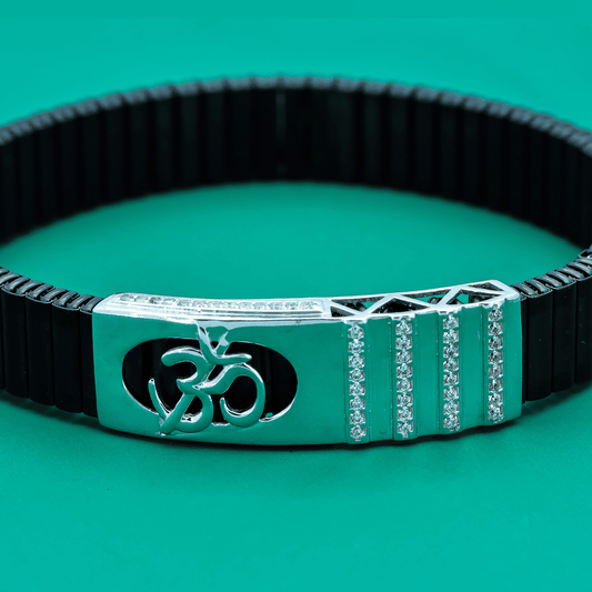 Om Power 925 Sterling Silver Bracelet