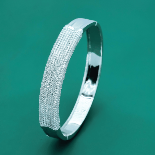 Sleek Ice Kada – Slimline 925 Silver Brilliance Band