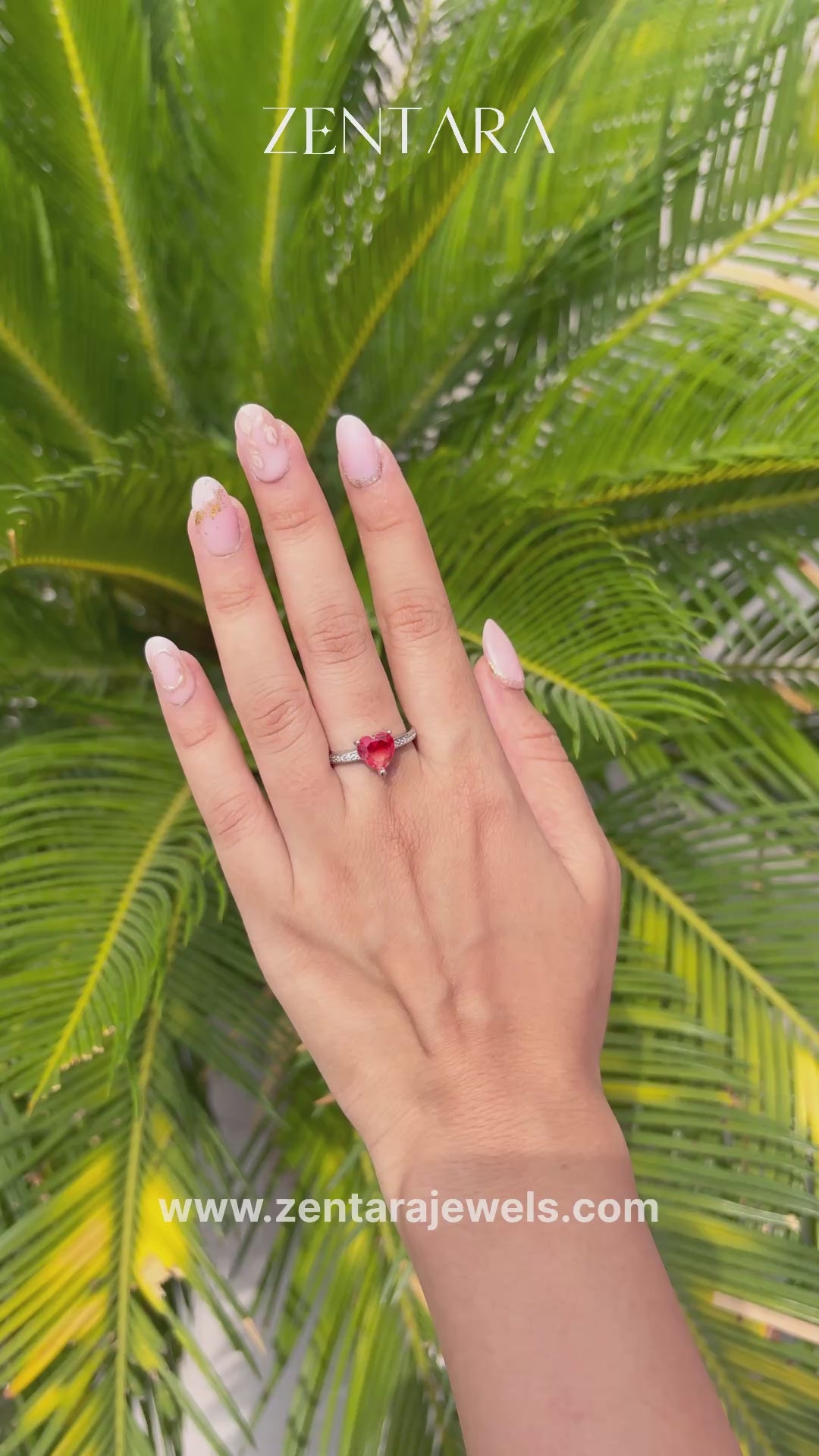 Scarlet Heart 925 Silver Ring