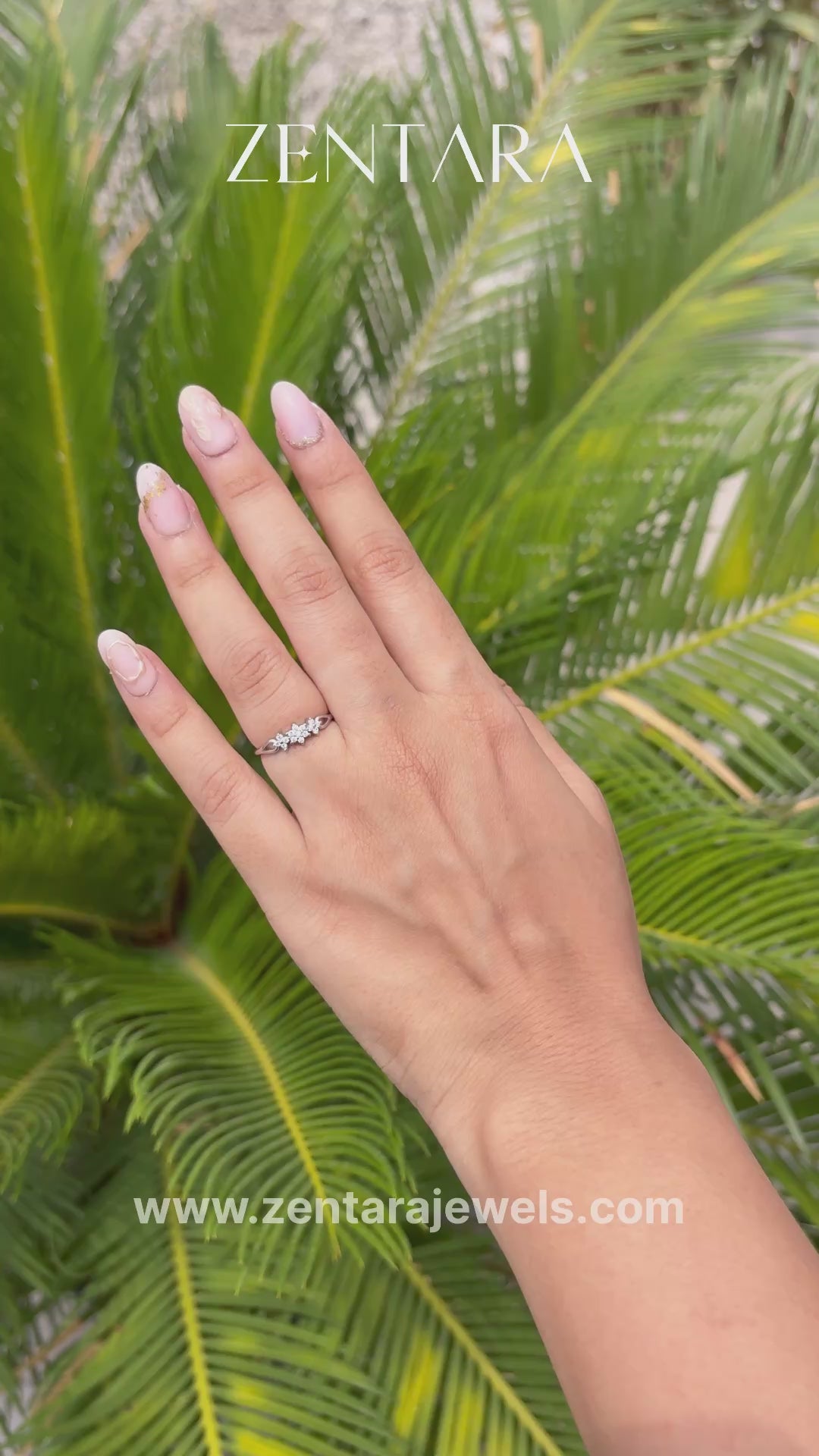 Flora Spark 925 Silver Ring