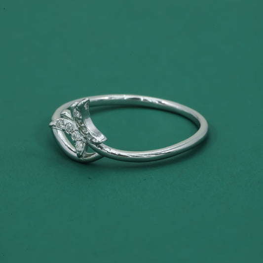 Flutter Grace 925 Sterling Silver Ring - Zentara jewels