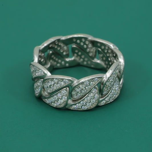 Twin Crest 925 Silver Rings (Set of 2)