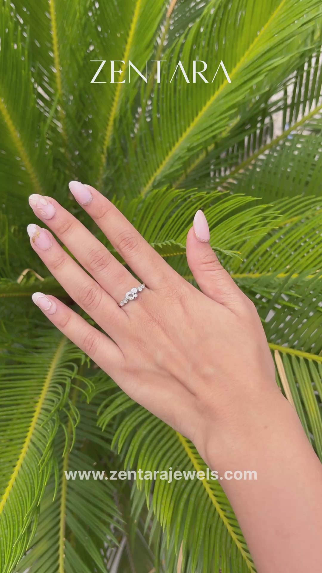 Sweetheart Spark 925 Sterling Silver Heart Ring