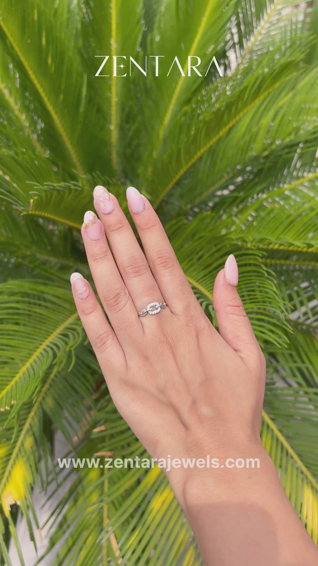 Luxe Link Chain 925 Silver Ring